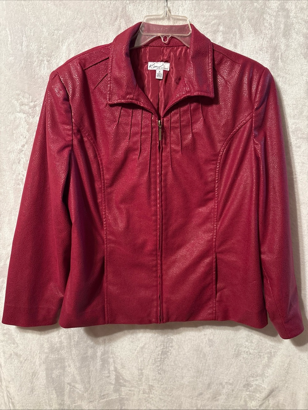 Kim Rogers Red Zip-Up Jacket